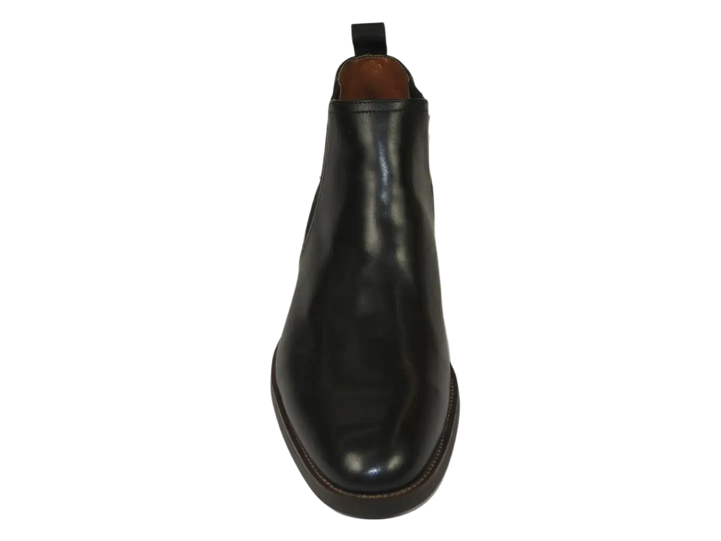 Men's Slip On Boot STEVE MADDEN Leather Upper Plain Toe Montreux Black