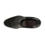 Men's Slip On Boot STEVE MADDEN Leather Upper Plain Toe Montreux Black
