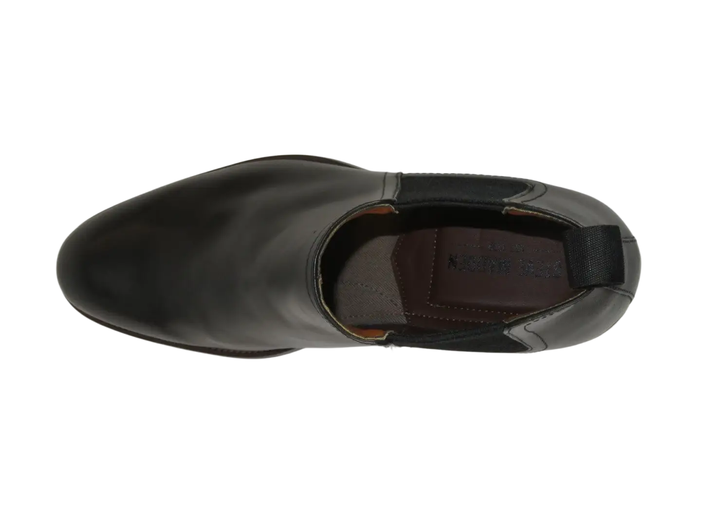 Men's Slip On Boot STEVE MADDEN Leather Upper Plain Toe Montreux Black