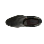 Men's Slip On Boot STEVE MADDEN Leather Upper Plain Toe Montreux Black