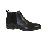 Men's Slip On Boot STEVE MADDEN Leather Upper Plain Toe Montreux Black