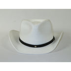 Men's Nashville Bruno Capelo Braided Straw Hat Curled Brim NA341 White