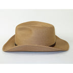 Men's Nashville Bruno Capelo Braided Straw Hat Curled Brim NA342 Cognac
