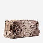 The Belluno Naturel Python Leather Men’s Essentials Bag