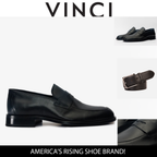 The Marinka Black Leather Shoe Penny Loafer Men  Shoe
