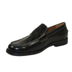 Men's Shoes STEVE MADDEN Leather Upper Penny Slip on Natan Black