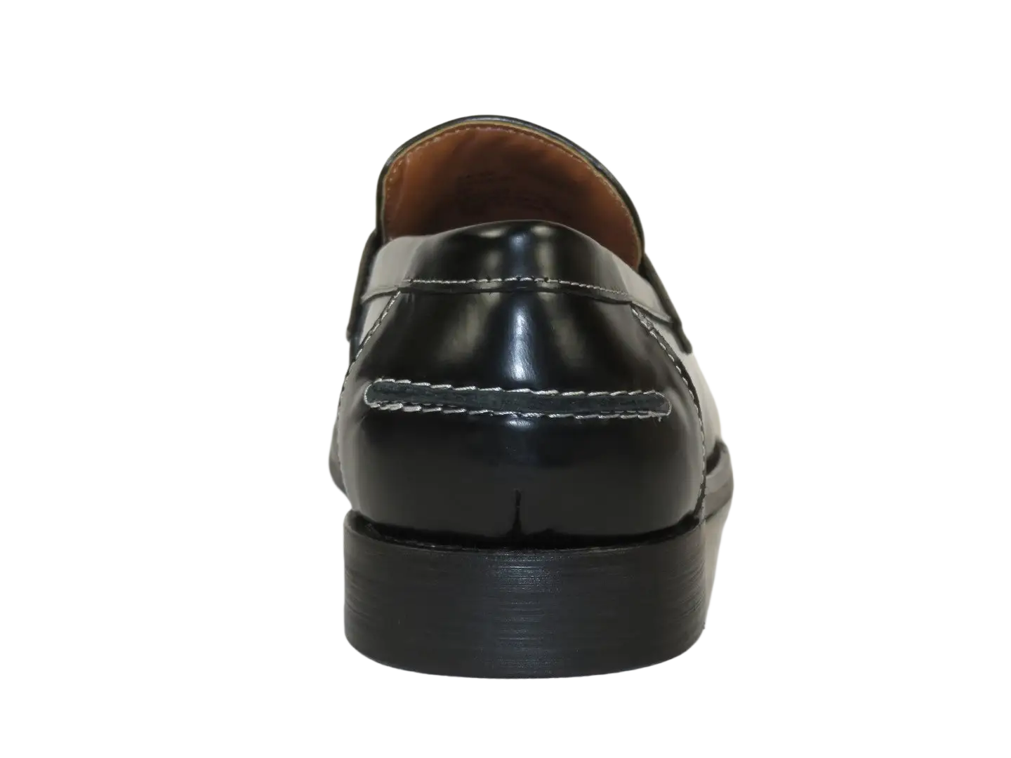 Men's Shoes STEVE MADDEN Leather Upper Penny Slip on Natan Black