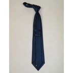 Men's Nautica Tie Woven Silky Feel #Nautica-8 Navy Blue Pique