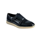 Belvedere Studio Men's Walking Leather Shoes Marcio Navy