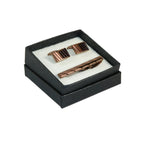 Men's Cufflink/Tie Bar Clip Set By Pierre Cavelli Turkey PCJ-14 Rose Gold
