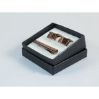 Men's Cufflink/Tie Bar Clip Set By Pierre Cavelli Turkey PCJ-14 Rose Gold