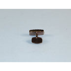 Men's Cufflink/Tie Bar Clip Set By Pierre Cavelli Turkey PCJ-14 Rose Gold