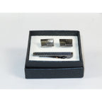 Men's Cufflink/Tie Bar Clip Set 3Pcs By Pierre Cavelli Turkey PCJ-16 Silver