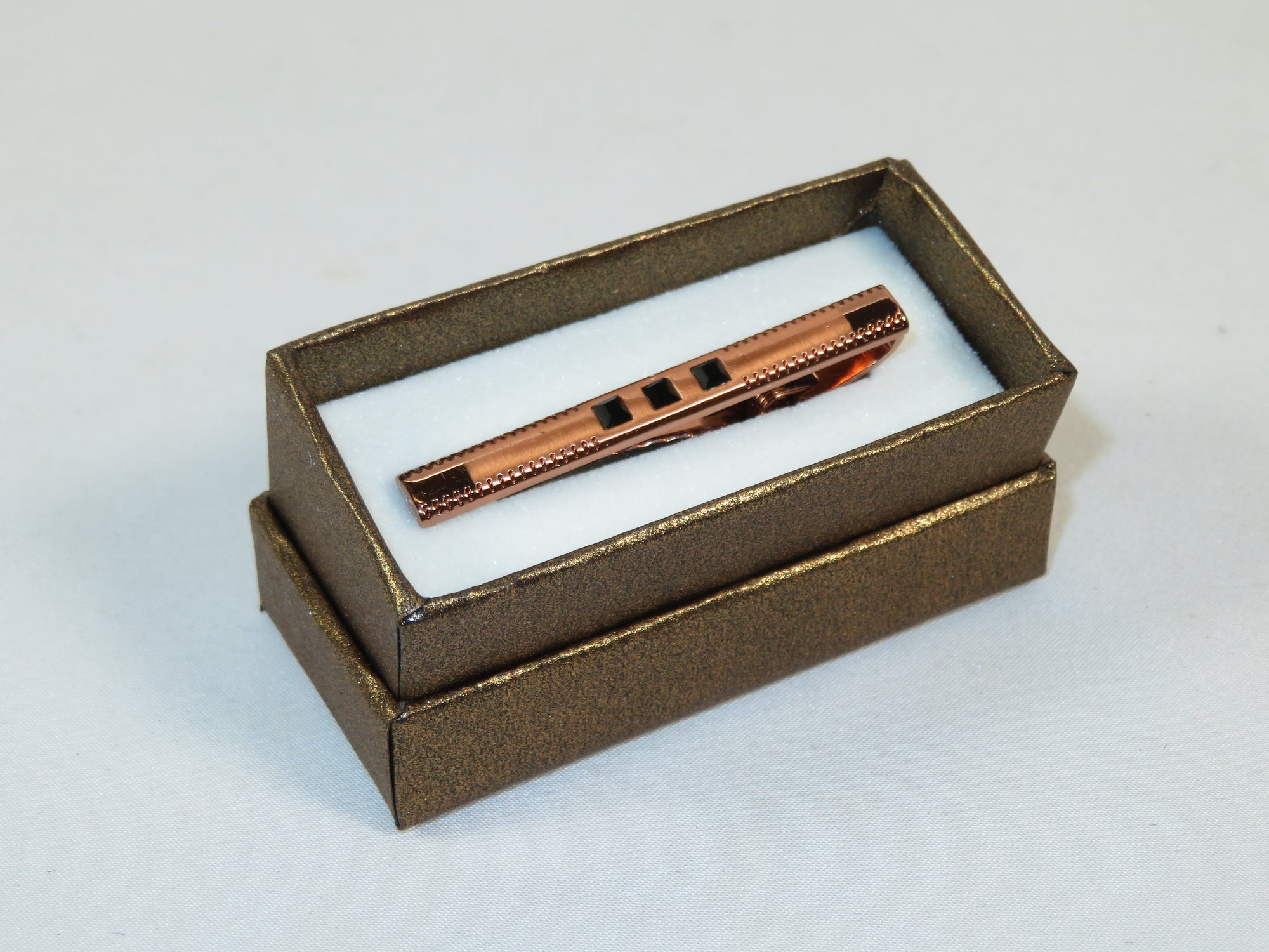 Men's Tie Bar Clip By Pierre Cavelli Turkey PCJ-3 Rose Gold Jewelry