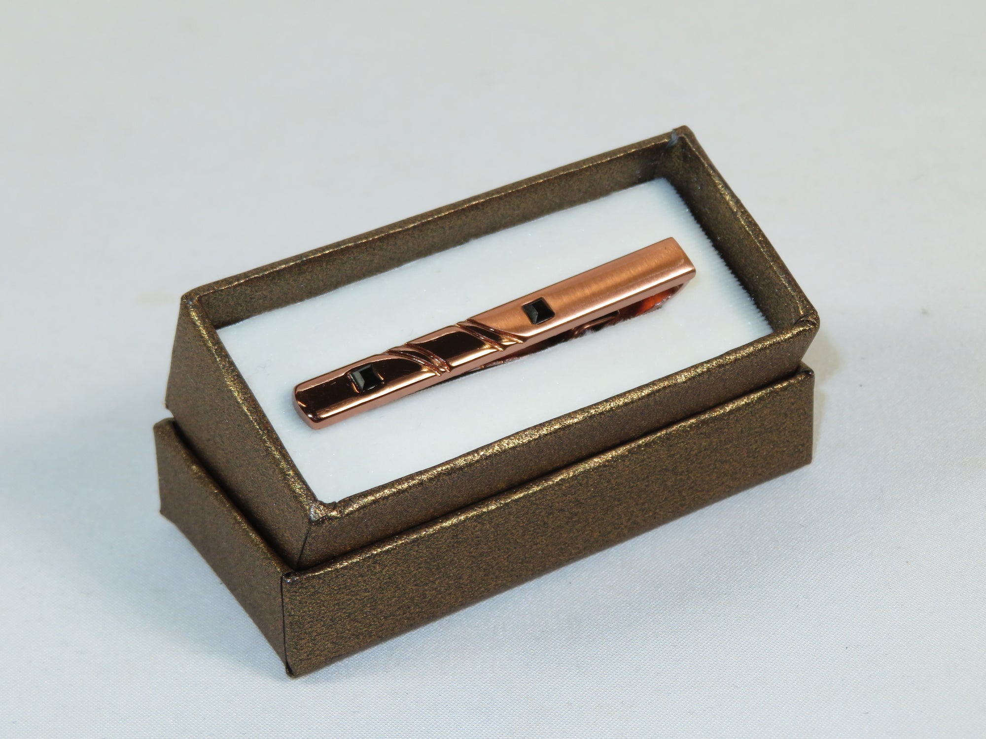 Men's Tie Bar Clip By Pierre Cavelli Turkey PCJ-5 Rose Gold Jewelry