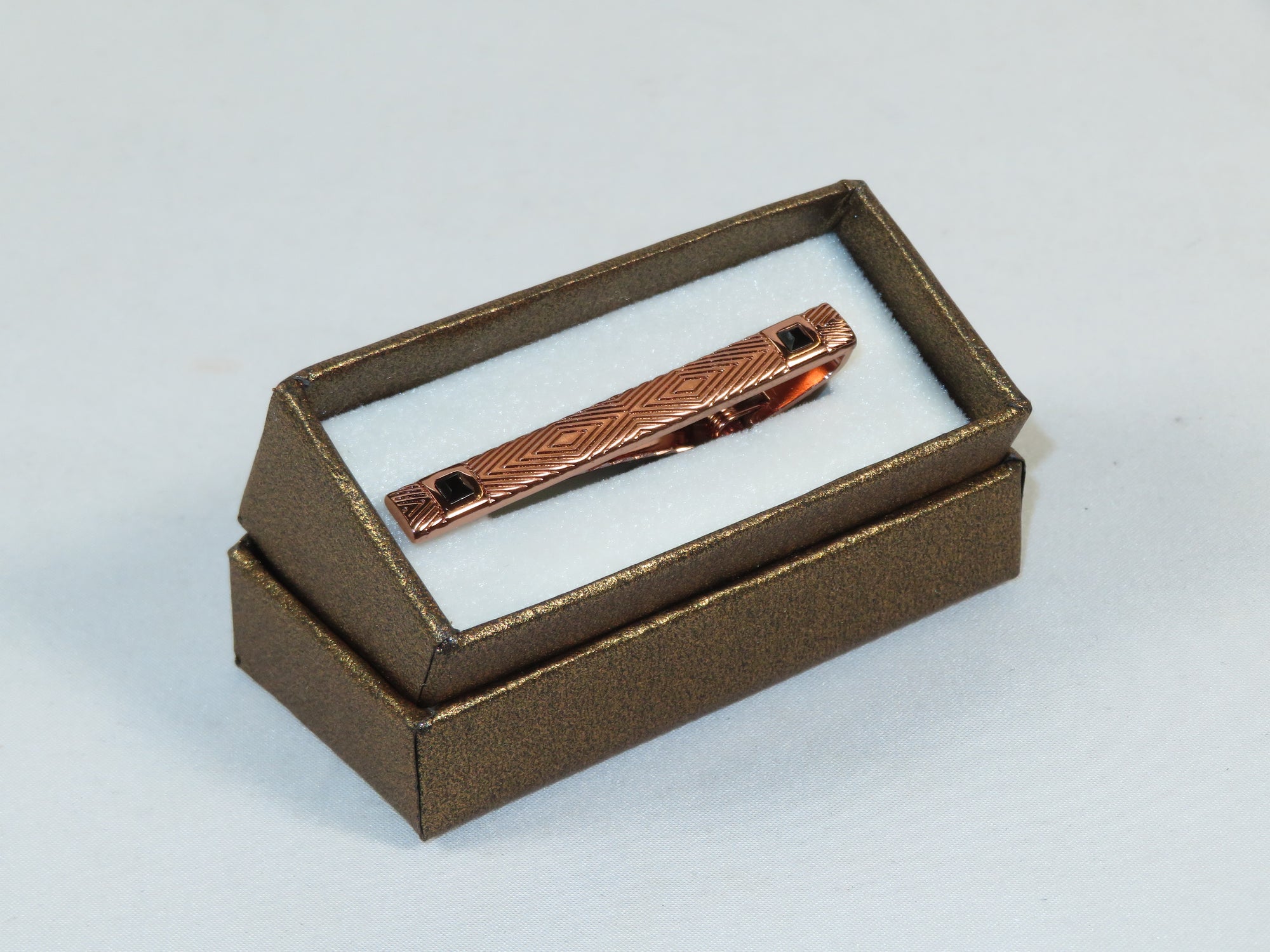 Men's Tie Bar Clip By Pierre Cavelli Turkey PCJ-7 Rose Gold Jewelry