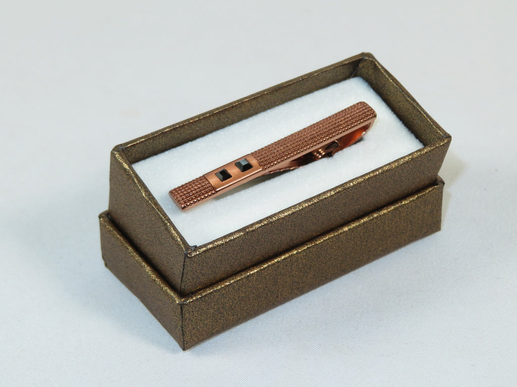 Men's Tie Bar Clip By Pierre Cavelli Turkey PCJ-8 Rose Gold Jewelry
