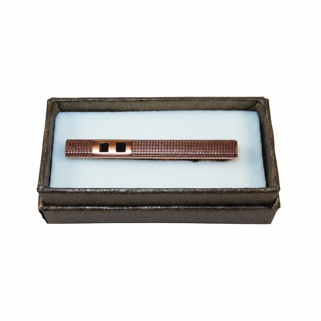 Men's Tie Bar Clip By Pierre Cavelli Turkey PCJ-8 Rose Gold Jewelry