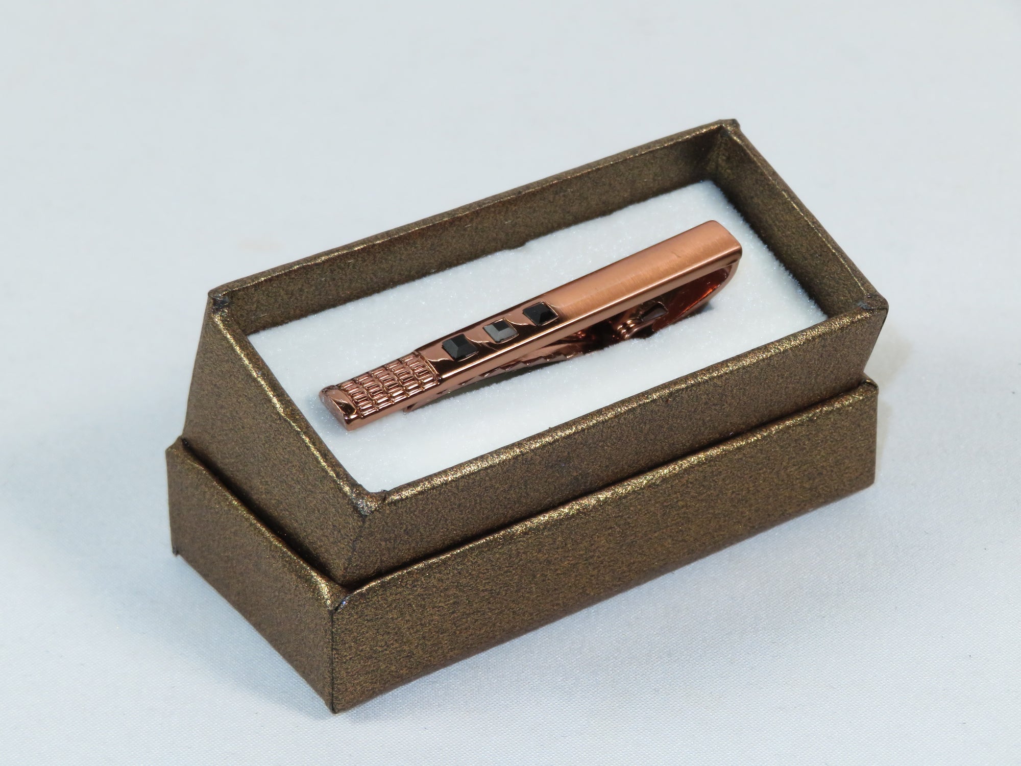 Men's Tie Bar Clip By Pierre Cavelli Turkey PCJ-6 Rose Gold Jewelry