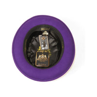 Mens Bruno Capelo Dress Hat Australian Wool Crushable Pork Pie Jazz PP110 Purple