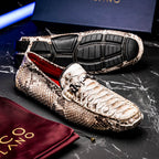 Python Original Skin Driver Shoes Pia Natural