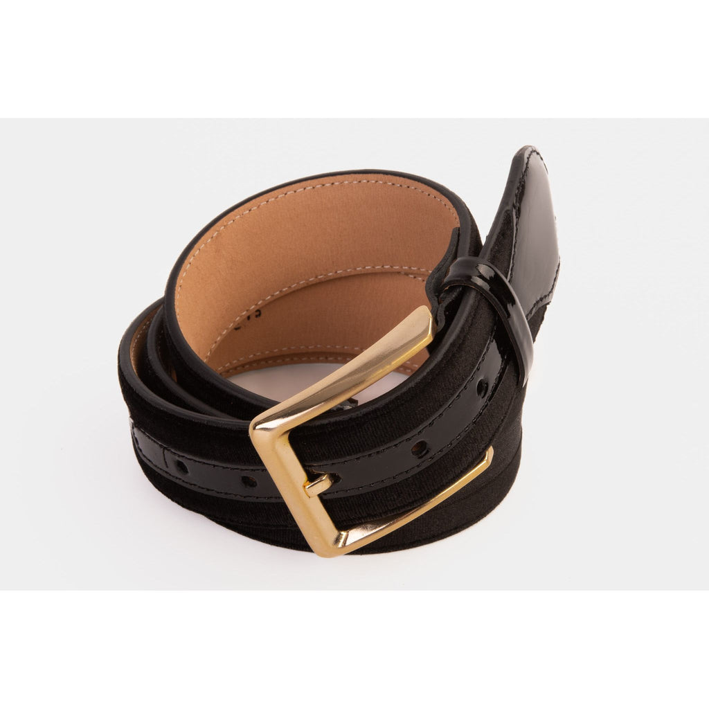 The Pontalto Black Leather Belt