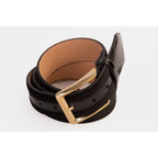 The Pontalto Black Leather Belt