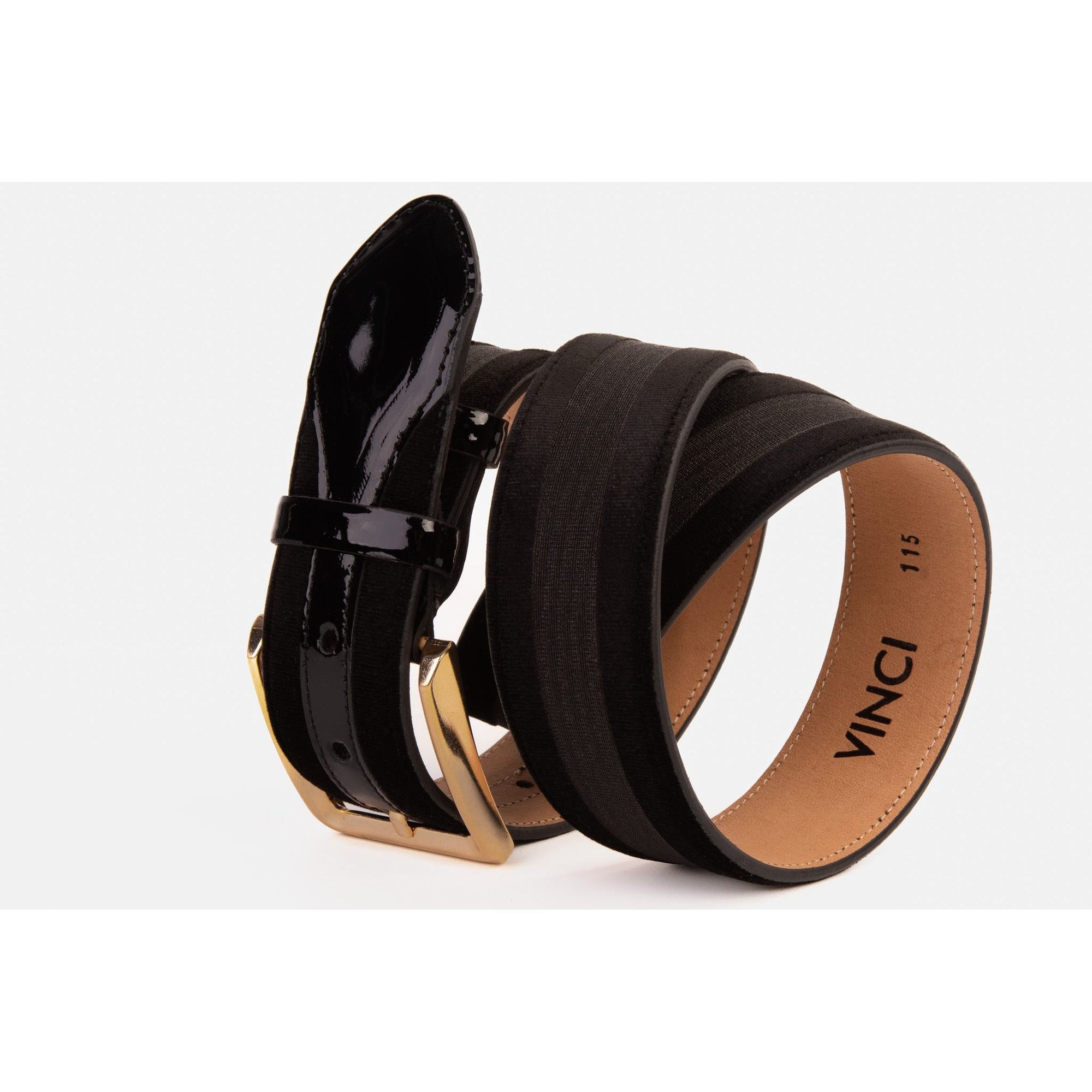 The Pontalto Black Leather Belt