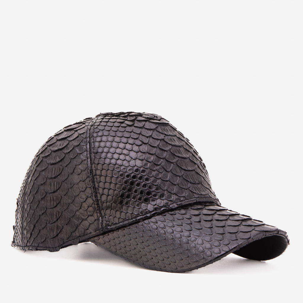 Boss Black Snake Leather Cap