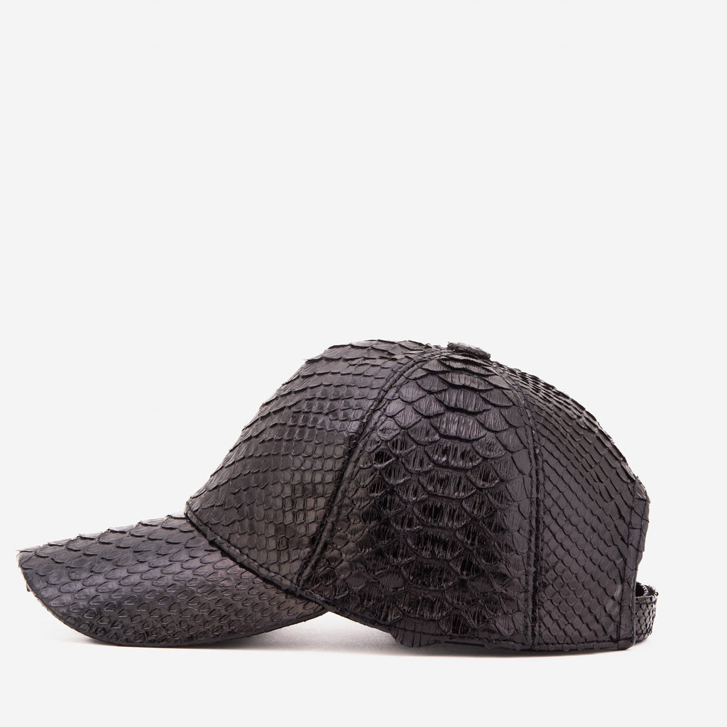 Boss Black Snake Leather Cap