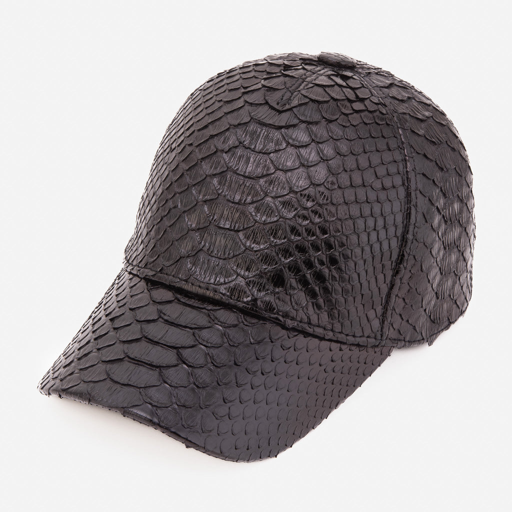 Boss Black Snake Leather Cap