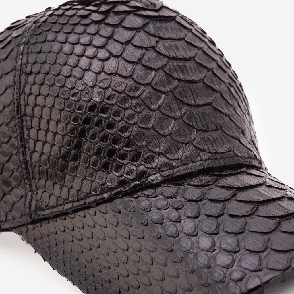 Boss Black Snake Leather Cap