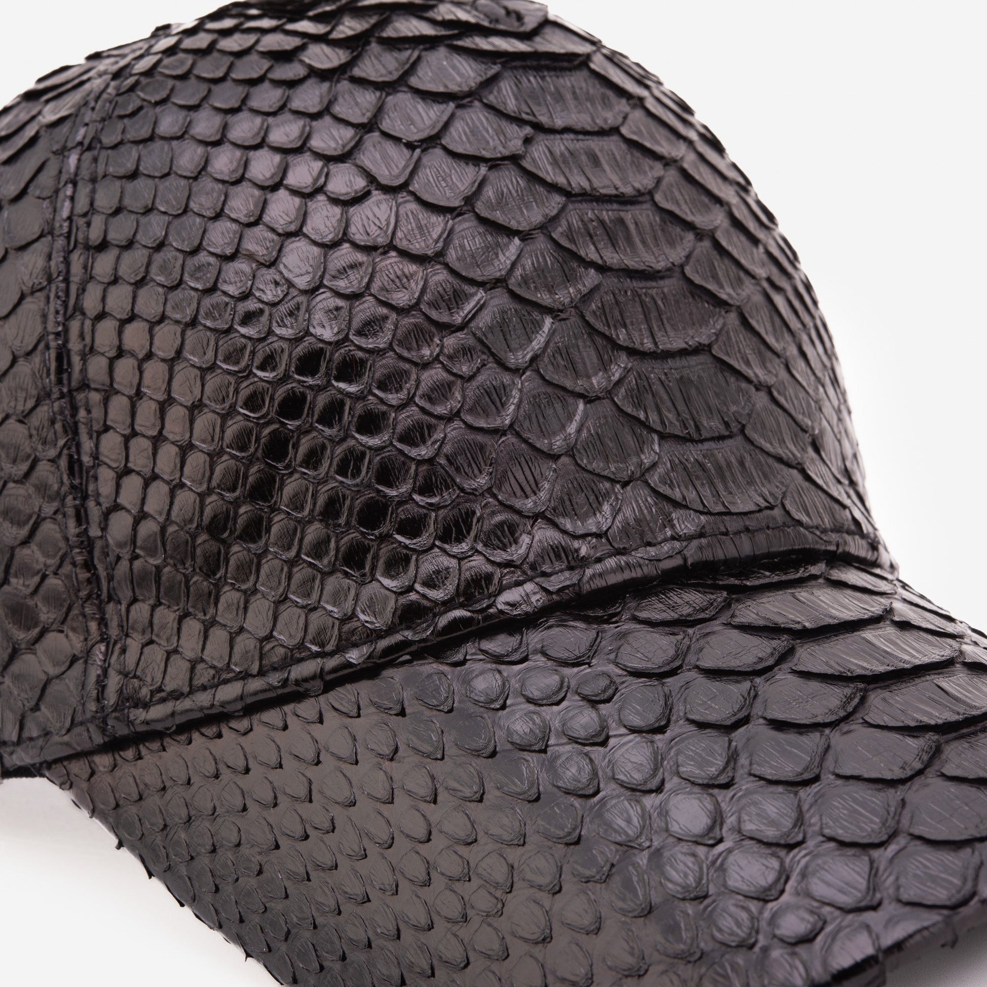 Boss Black Snake Leather Cap