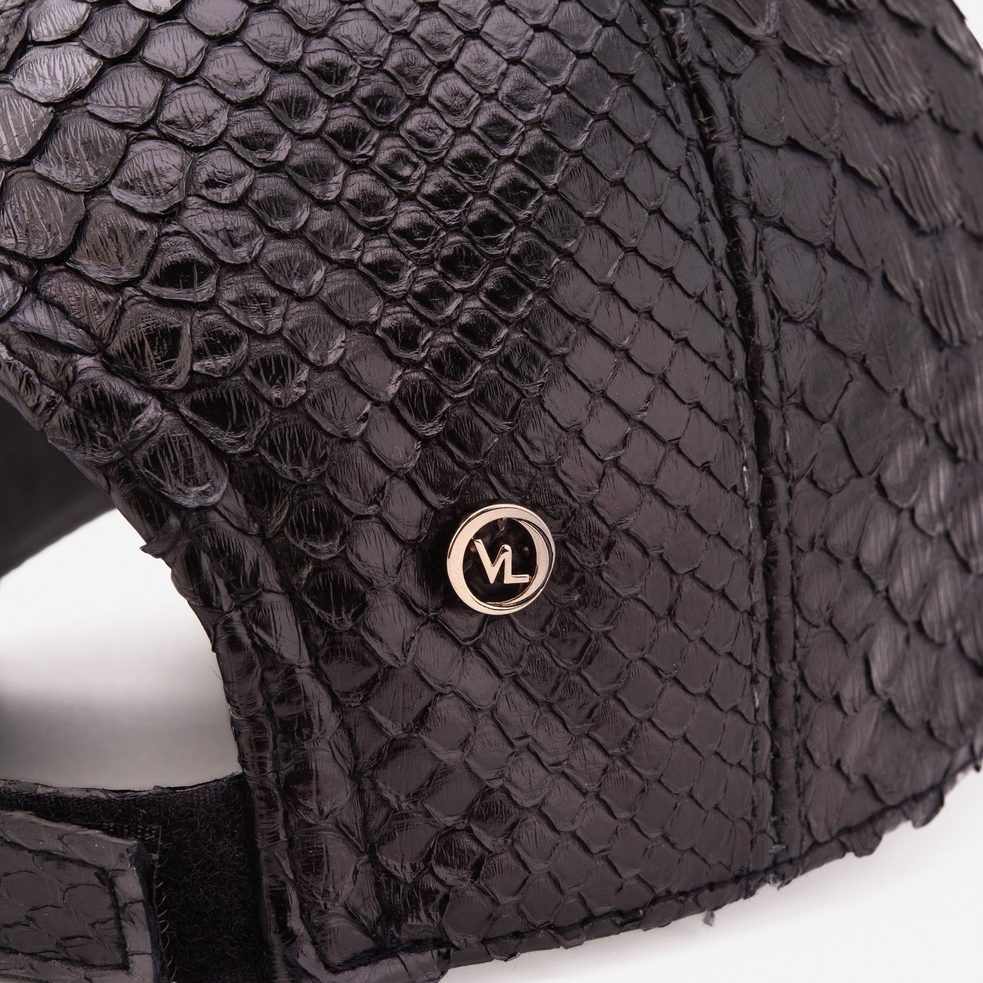 Boss Black Snake Leather Cap