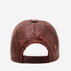 Boss Tan Snake Leather Cap