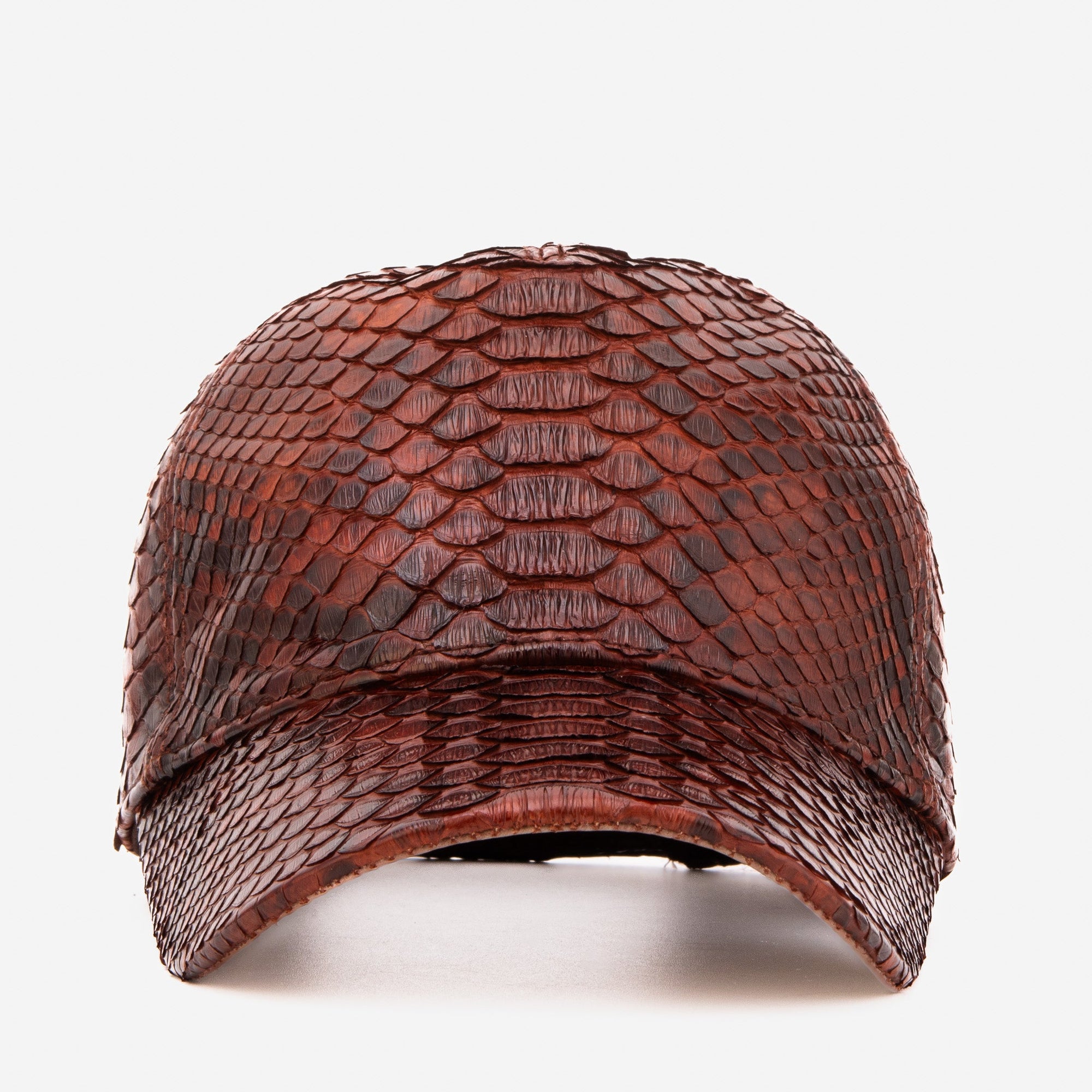 Boss Tan Snake Leather Cap