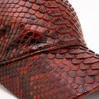 Boss Tan Snake Leather Cap