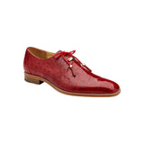 Belvedere Men's Shoes Lago Genuine Alligator Plain Toe Tassel Red 14010