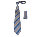 Men's Woven Tie Hankie Set J.Valintin Private Collection R90 Multi Colors
