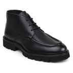 Belvedere Rinaldo Deerskin Leather Chukka Boots Moc Toe Black