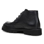Belvedere Rinaldo Deerskin Leather Chukka Boots Moc Toe Black