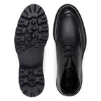 Belvedere Rinaldo Deerskin Leather Chukka Boots Moc Toe Black