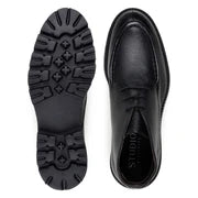 Belvedere Rinaldo Deerskin Leather Chukka Boots Moc Toe Black