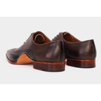 The Royal Hand Craft Black & Brown Wingtip Oxford Men Shoe