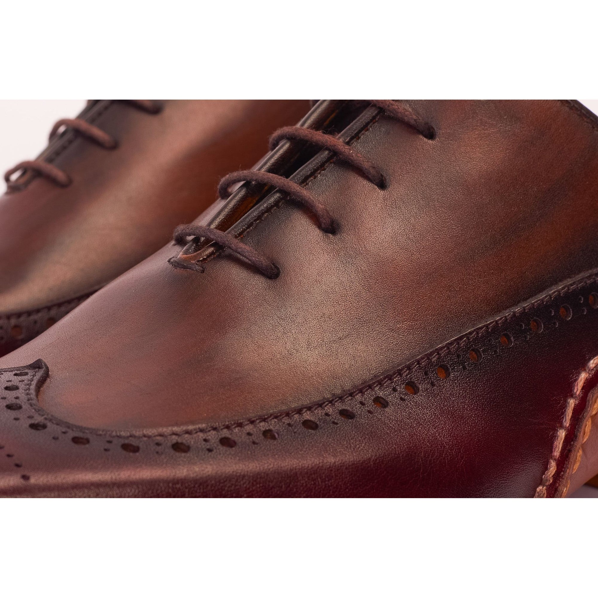 The Royal Hand Craft Burgundy Wingtip Oxford Men Shoe