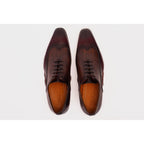 The Royal Hand Craft Burgundy Wingtip Oxford Men Shoe