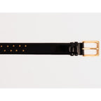 The Jupiter Black Patent Spike Leather Belt