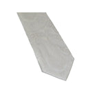 Men's Stacy Adams Tie and Hankie Set Woven Silky Satin #SAT134 White Paisley