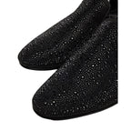 Men's formal Shoes STEVE MADDEN Microfiber Rhinestones CASHH black