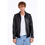 The Vinohrady Black Leather Men Jacket